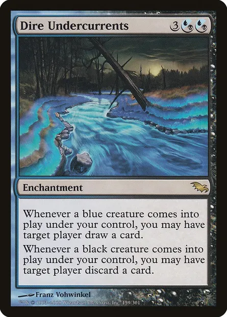Dire Undercurrents, Magic card SHM 159 — Shadowmoor set