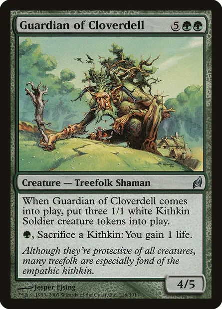 Guardian of Cloverdell, Magic card LRW 216 — Lorwyn set