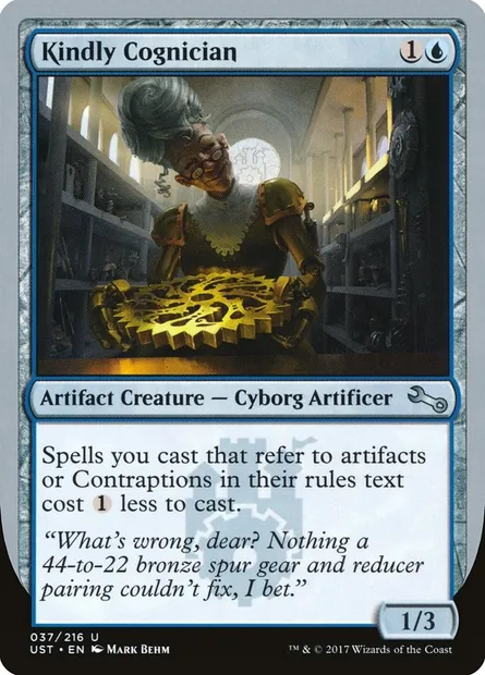 Kindly Cognician, Magic card UST 37 — Unstable set