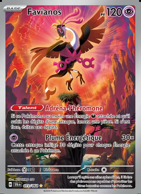 Favianos, carte Pokémon SFA 073 — extension Fable Nébuleuse