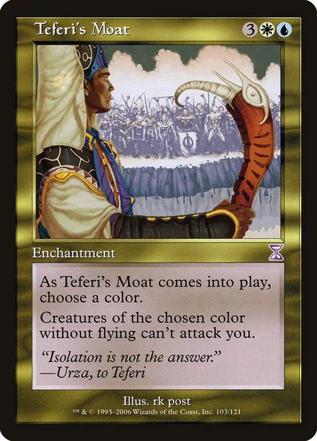 Teferi's Moat, Magic card TSB 103 — Time Spiral Timeshifted set