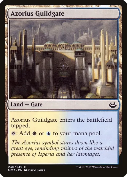 Azorius Guildgate, Magic card MM3 230 — Modern Masters 2017 set