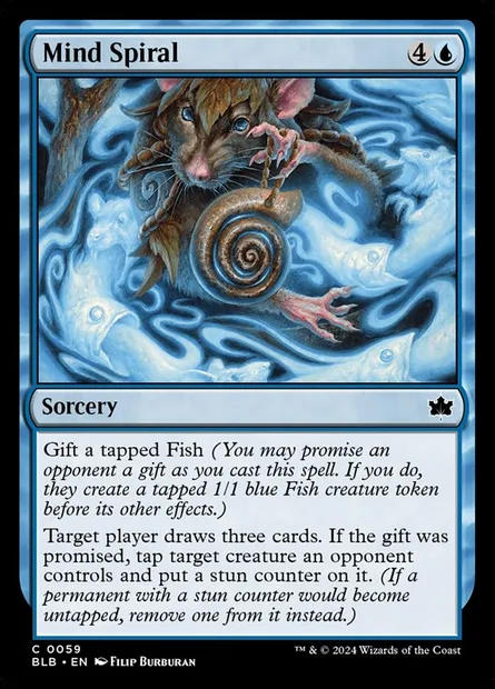 Mind Spiral, Magic card BLB 59 — Bloomburrow set
