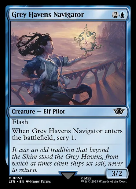 Grey Havens Navigator, Magic card LTR 53 — The Lord of the Rings: Tales of Middle-earth set