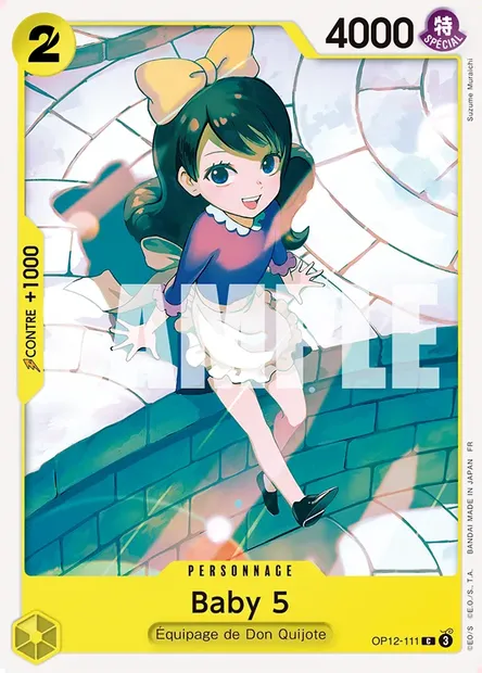 Baby 5, carte One Piece OP12-111 — extension L'HÉRITAGE DU MAÎTRE