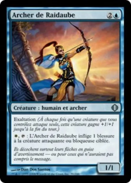 Archer de Raidaube, carte Magic ALA 39 — extension Les éclats d'Alara
