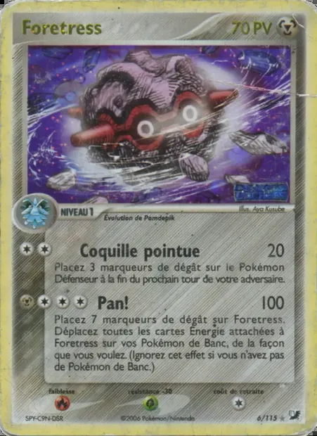 Foretress, carte Pokémon UF 6 — extension EX Forces Cachées