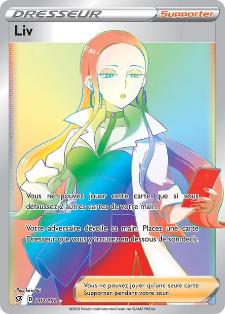 Liv, carte Pokémon RCL 202 — extension Clash des Rebelles