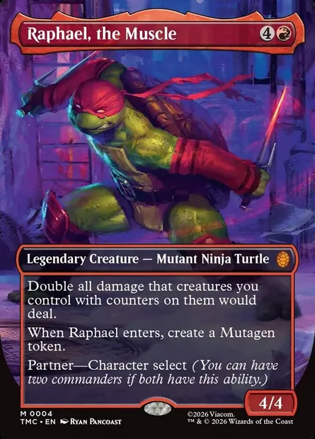Raphael, the Muscle, Magic card TMC 4 — Teenage Mutant Ninja Turtles Eternal set