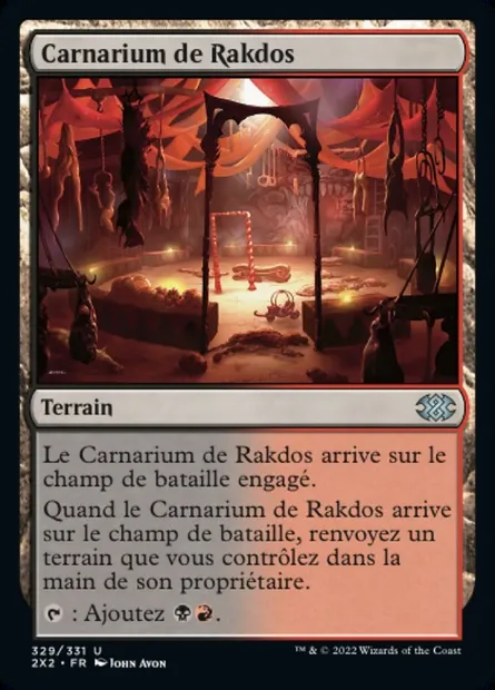 Carnarium de Rakdos, carte Magic 2X2 329 — extension Double Masters 2022