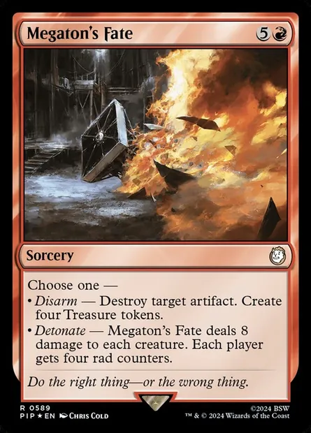 Megaton's Fate, Magic card PIP 589 — Fallout set