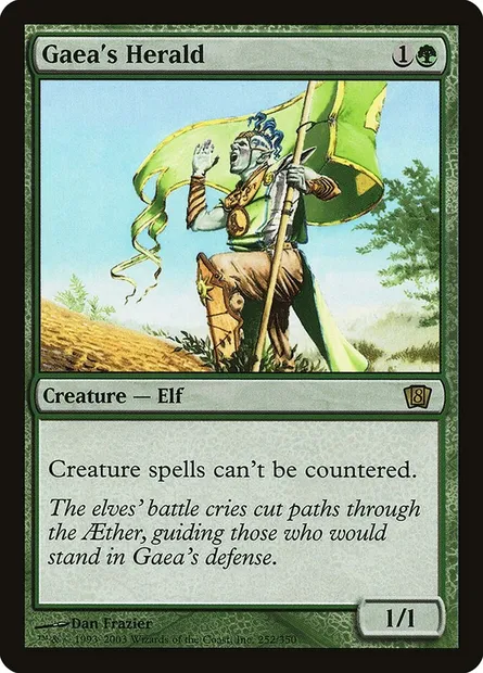 Gaea's Herald, Magic card 8ED 252★ — Eighth Edition set