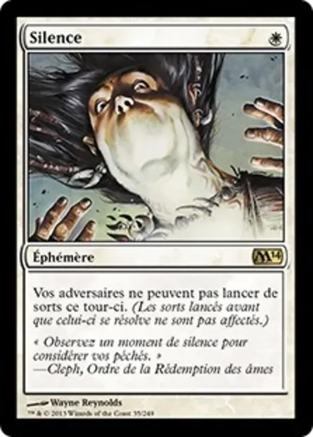 Silence, carte Magic M14 35 — extension Magic 2014