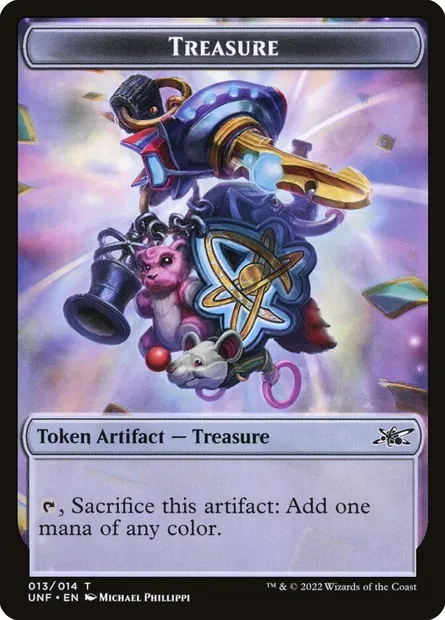 Treasure, Magic card TUNF 13 — Unfinity Tokens set