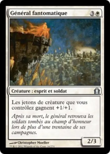 Général fantomatique, carte Magic RTR 16 — extension Retour à Ravnica