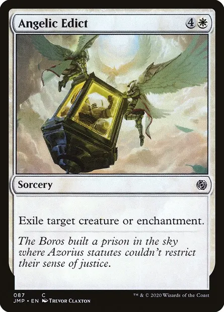 Angelic Edict, Magic card JMP 87 — Jumpstart set