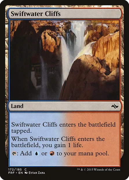 Swiftwater Cliffs, Magic card FRF 172 — Fate Reforged set