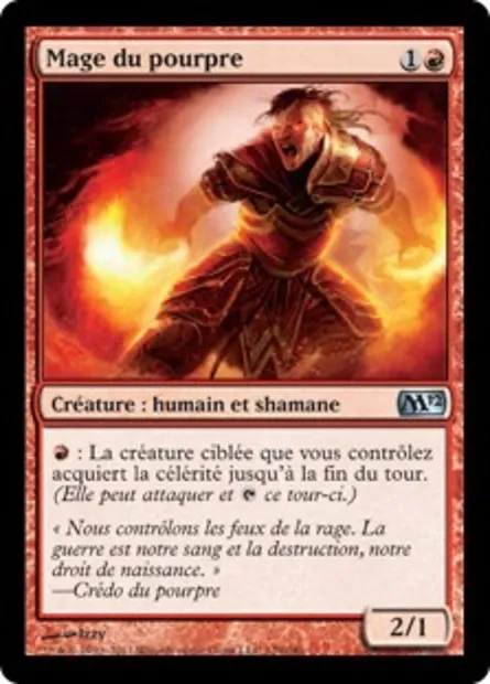 Mage du pourpre, carte Magic M12 129 — extension Magic 2012