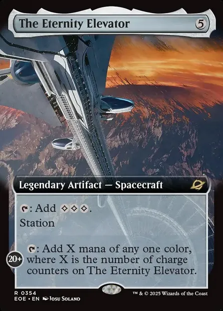The Eternity Elevator, Magic card EOE 354 — Edge of Eternities set