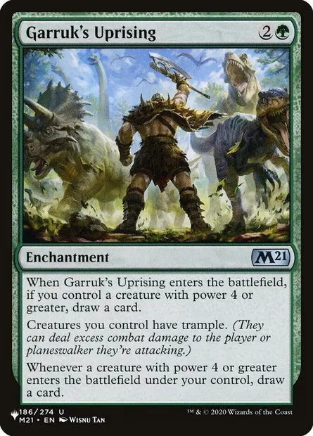 Garruk's Uprising, Magic card PLST M21-186 — The List set