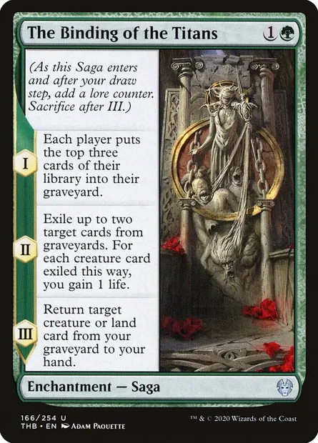 The Binding of the Titans, Magic card THB 166 — Theros Beyond Death set