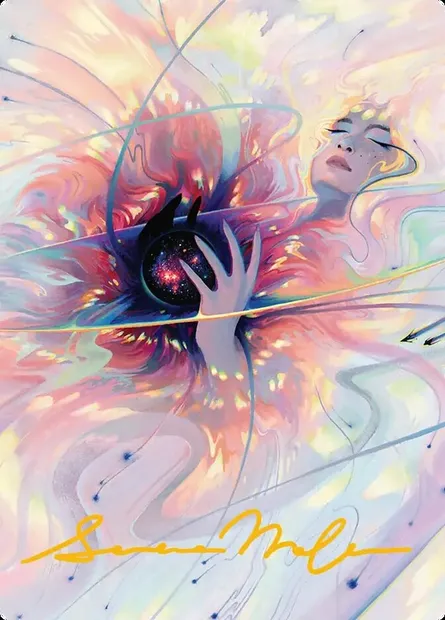 Beyond the Quiet // Beyond the Quiet, carte Magic AEOE 38 — extension Edge of Eternities Art Series