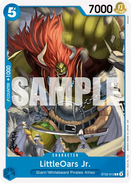LittleOars Jr., One Piece card ST22-013 — Ace & Newgate set