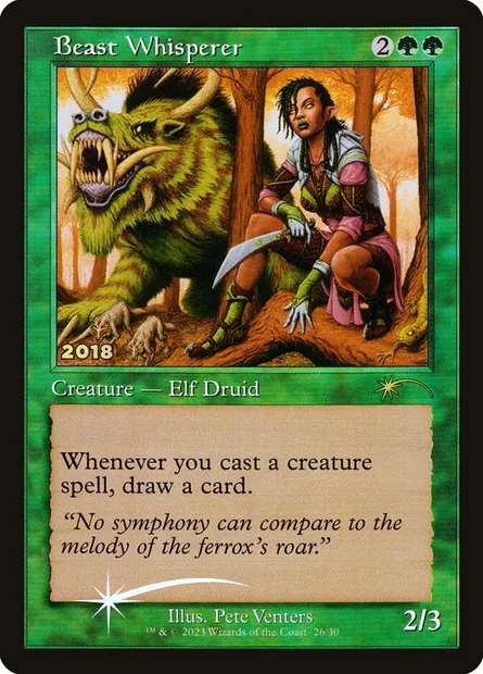 Beast Whisperer, Magic card P30A 26 — 30th Anniversary Play Promos set