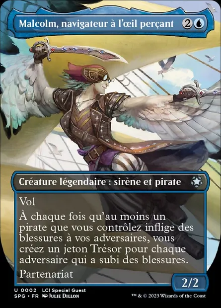 Malcolm, navigateur à l'œil perçant, carte Magic SPG 2 — extension Special Guests