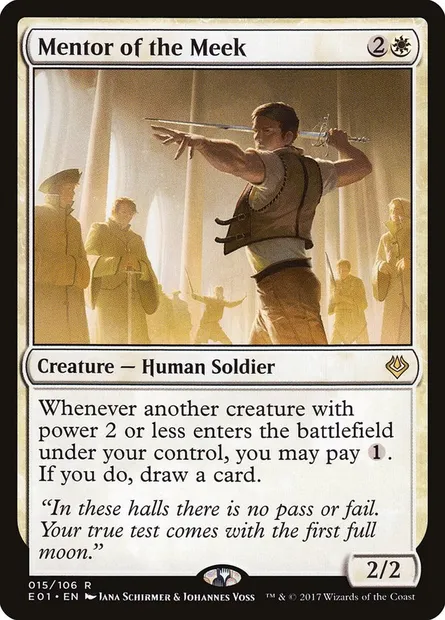 Mentor des humbles, carte Magic E01 15 — extension Archenemy: Nicol Bolas