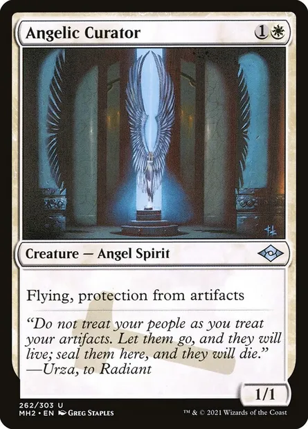 Angelic Curator, Magic card MH2 262 — Modern Horizons 2 set