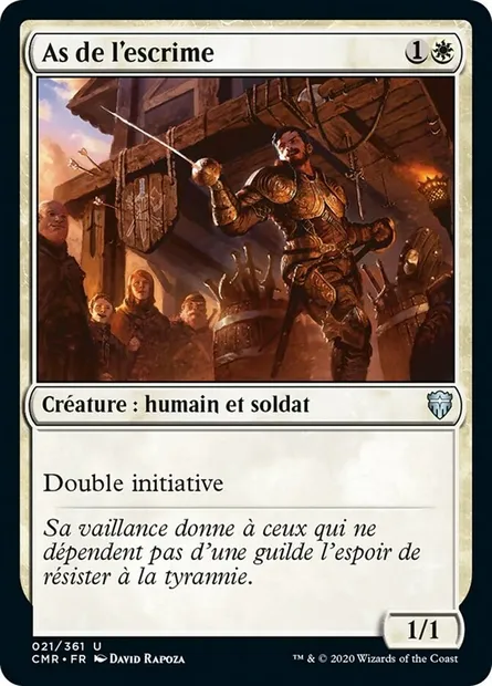 As de l'escrime, carte Magic CMR 21 — extension Commander Legends