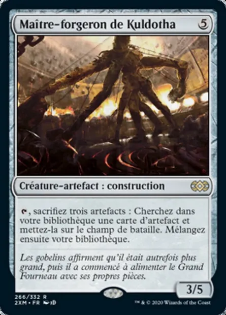 Maître-forgeron de Kuldotha, carte Magic 2XM 266 — extension Double Masters