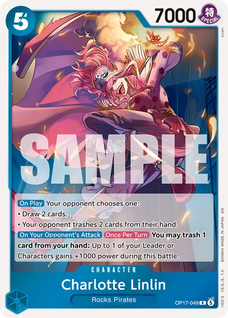 Charlotte Linlin, One Piece card OP17-049 — THE WORLD’S STRONGEST WARRIORS set