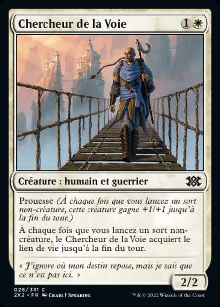 Chercheur de la Voie, carte Magic 2X2 28 — extension Double Masters 2022