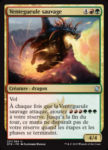 Ventegueule sauvage, carte Magic DTK 231 — extension Les Dragons de Tarkir