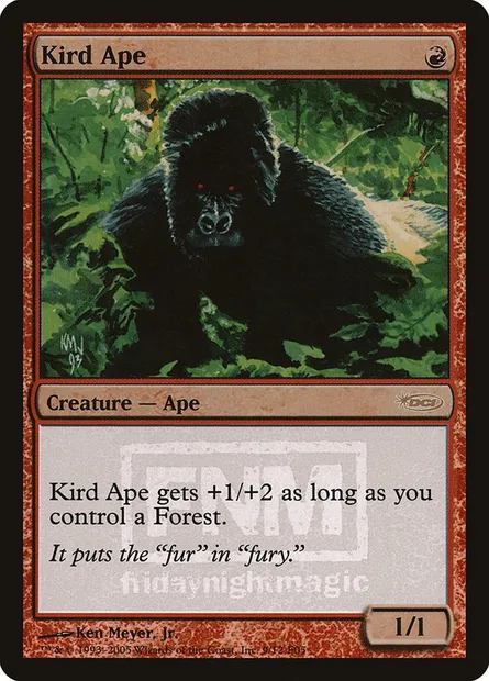 Kird Ape, Magic card F05 9 — Friday Night Magic 2005 set