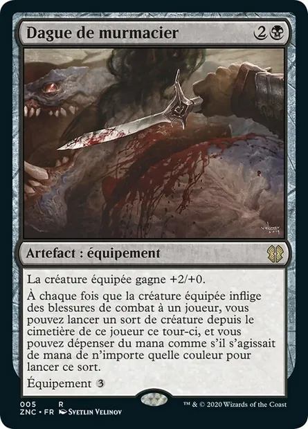 Dague de murmacier, carte Magic ZNC 5 — extension Zendikar Rising Commander