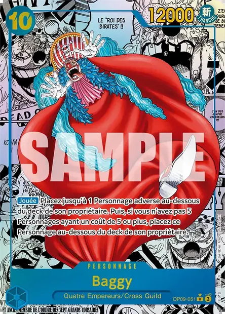 Baggy, carte One Piece OP09-051 — extension LES NOUVEAUX EMPEREURS