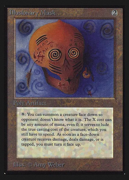 Illusionary Mask, carte Magic CEI 250 — extension Intl. Collectors' Edition