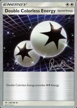 Double Colorless Energy, Pokémon card WCD17 136-2 — World Championship Decks 2017 set
