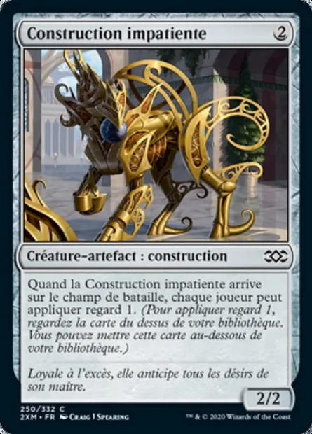 Construction impatiente, carte Magic 2XM 250 — extension Double Masters