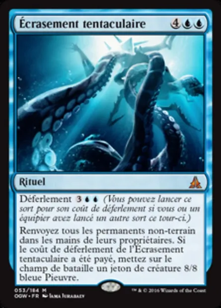 Écrasement tentaculaire, carte Magic OGW 53 — extension Le serment des Sentinelles