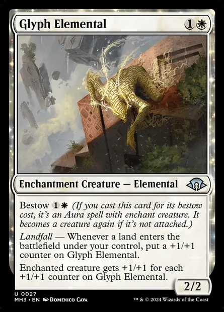 Glyph Elemental, Magic card MH3 27 — Modern Horizons 3 set