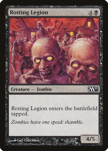 Rotting Legion, Magic card M11 115 — Magic 2011 set