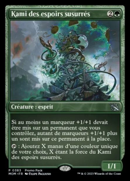 Kami des espoirs susurrés, carte Magic MOM 383 — extension L'invasion des machines