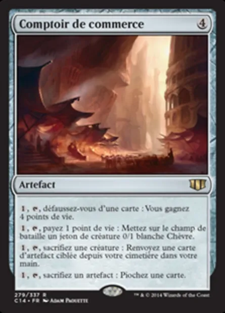 Comptoir de commerce, carte Magic C14 279 — extension Commander 2014