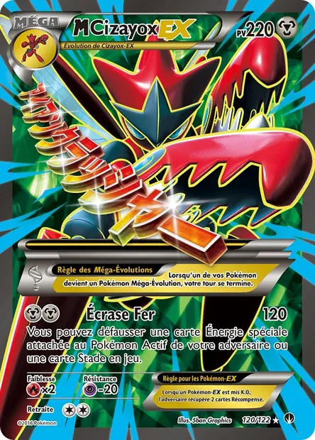 M-Cizayox EX, carte Pokémon BKP 120 — extension Rupture Turbo