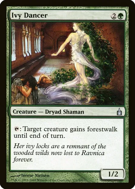 Ivy Dancer, Magic card RAV 171 — Ravnica: City of Guilds set
