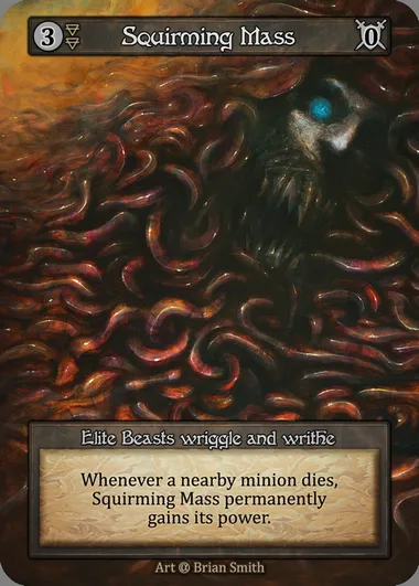 Squirming Mass, carte Sorcery ALP 165 — extension Alpha